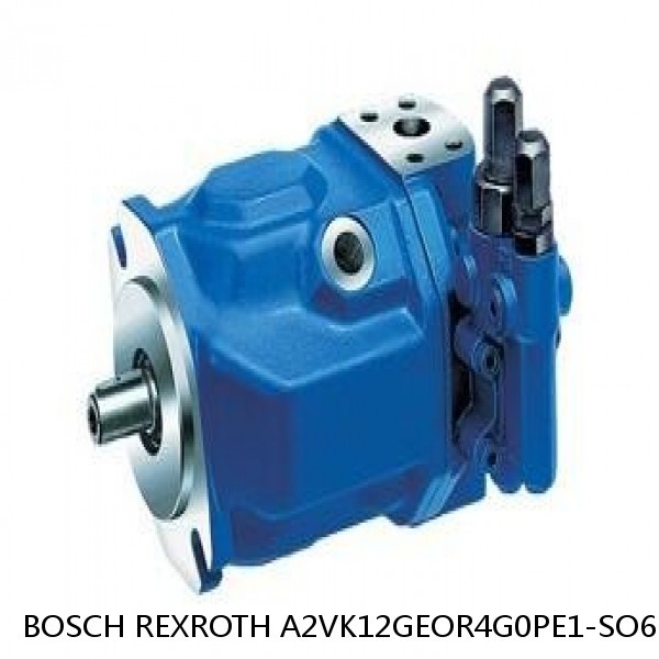 A2VK12GEOR4G0PE1-SO6 BOSCH REXROTH A2VK VARIABLE DISPLACEMENT PUMPS