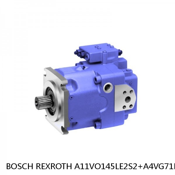 A11VO145LE2S2+A4VG71DGD2/32-K BOSCH REXROTH A11VO AXIAL PISTON PUMP