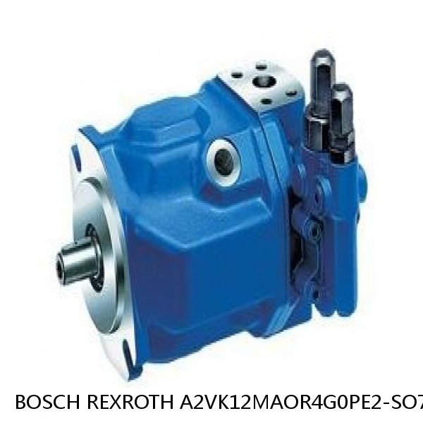 A2VK12MAOR4G0PE2-SO7 BOSCH REXROTH A2VK VARIABLE DISPLACEMENT PUMPS